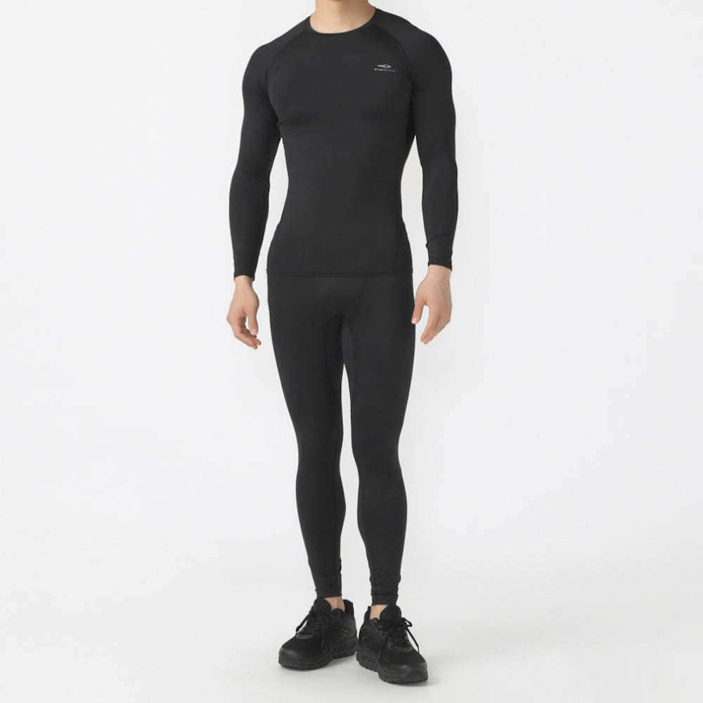 日本直邮TIGORA 男士长袖压缩内衣上下套装 训练服速干,淘宝优惠券,粉丝福利购,淘宝优惠卷