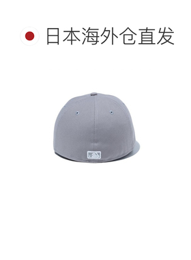 日本直邮New Era LP 59FIFTY 帽子洛杉矶道奇队灰色 x 白色 14524