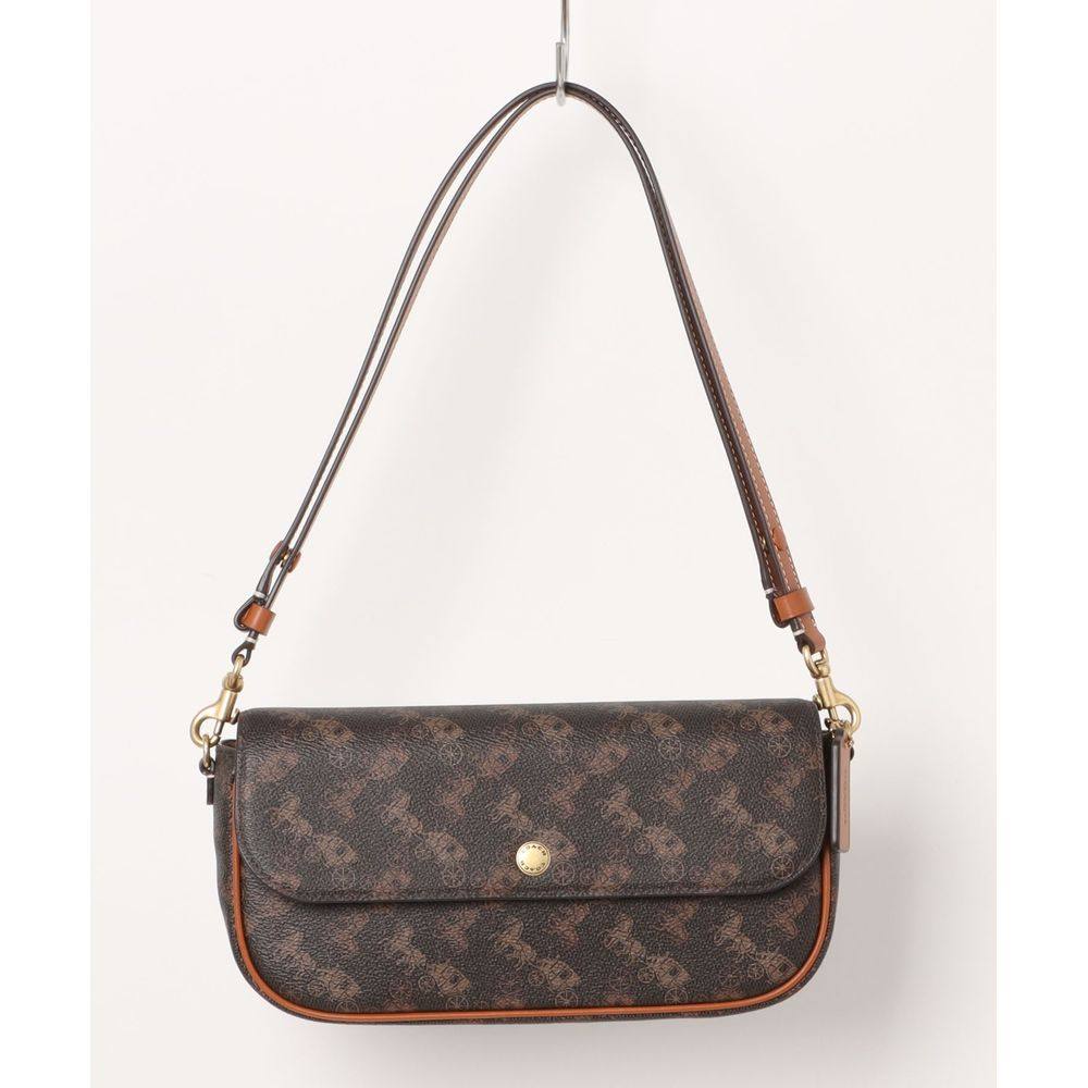 1h可退 日本直邮COACH 蔻驰 女士马车印花翻盖链条包 CAN92 B4TXN,淘宝优惠券,粉丝福利购,淘宝优惠卷