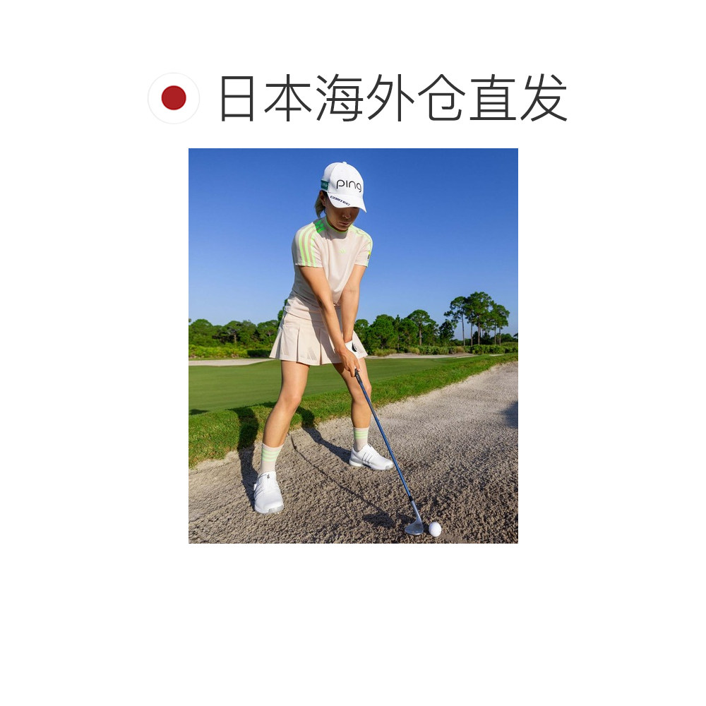 1h可退 日本直邮adidas Golf 女士三条纹网眼透气高尔夫球衫 IKK6,淘宝优惠券,粉丝福利购,淘宝优惠卷
