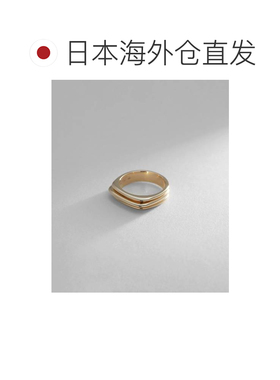 日潮跑腿COCOSHNIK Shinogi 三重图章戒指宝石时尚配饰婚戒