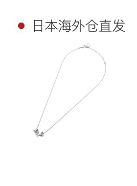 日本直邮SWAROVSKI项链2023SS女式LiliaButterfly蓝色银色5662181