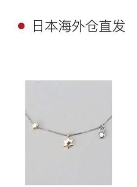 1h可退 日本直邮coen 滑动小星星主题项链新款吊坠