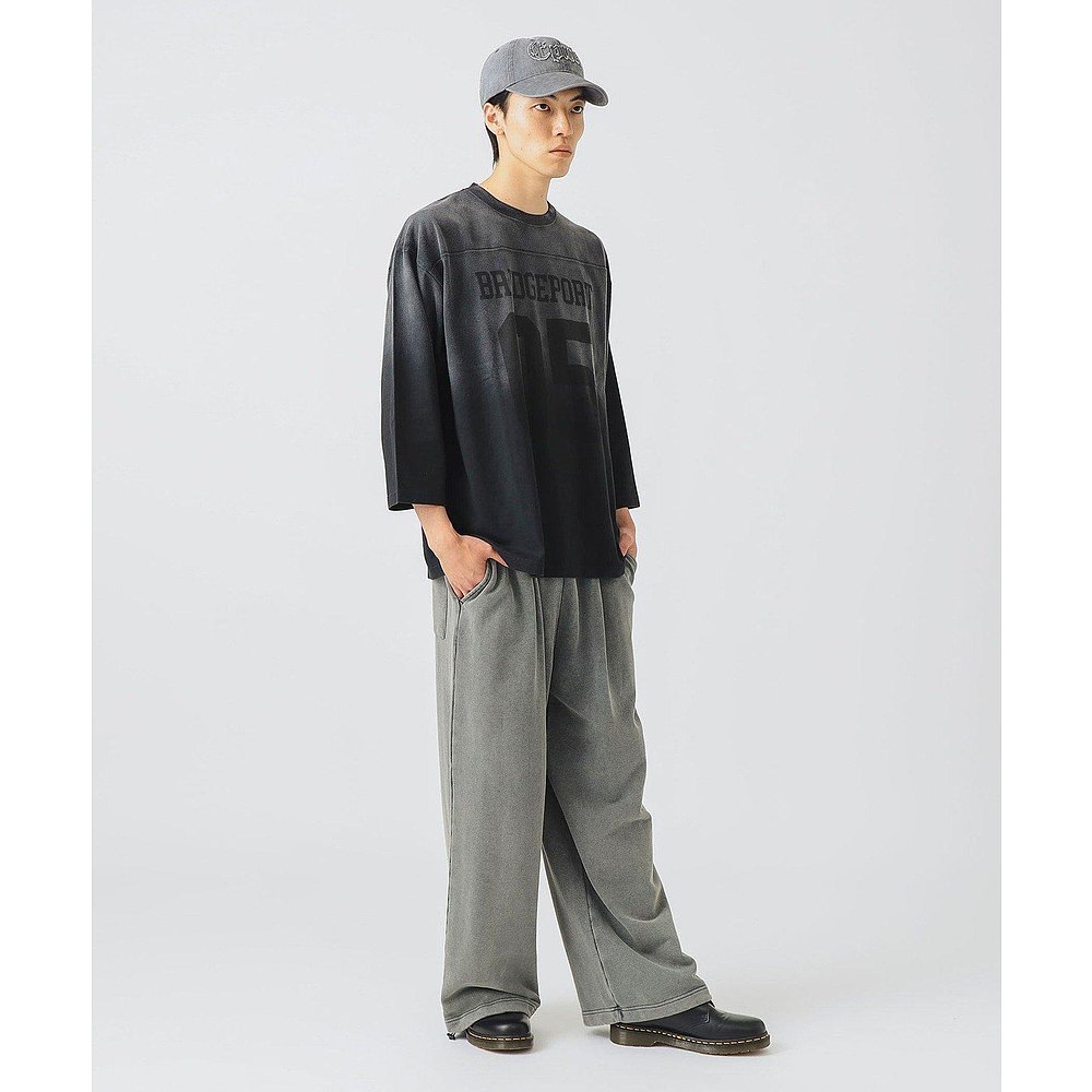 1h可退 日本直邮BEAMS HEART 渐变足球长袖T恤牛仔裤内搭男装 - 图2