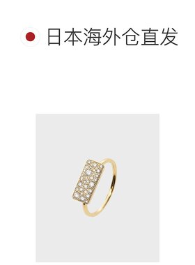 日潮跑腿COCOSHNIK K18钻石随机密镶方形戒指 405-61945
