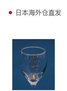 1h可退 日本直邮Ray BEAMS 丝带与宝石项链水晶