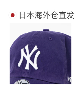 日本直邮NEW ERA 扬基队男女通用软顶棒球帽 47BRAND 紫色帽子