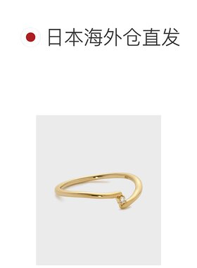1h可退 日本直邮NOJESS 女士Plus Ring金色钻石戒指(0.01ct) 3024