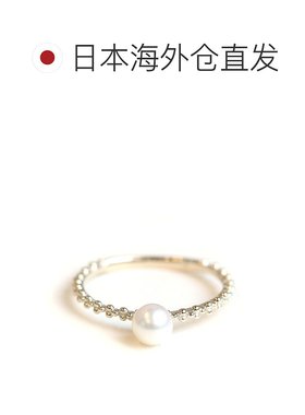 1h可退 日本直邮cui-cui K10YG 黄金珍珠戒指 淡水珍珠设计 戒指0