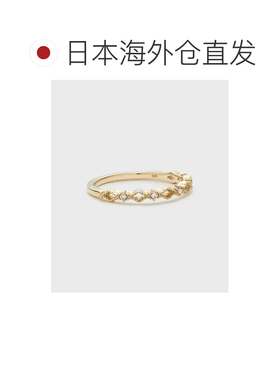 日本直邮NOJESS 女士K5钻石小指戒指 精致装饰经典气息 交错镶嵌