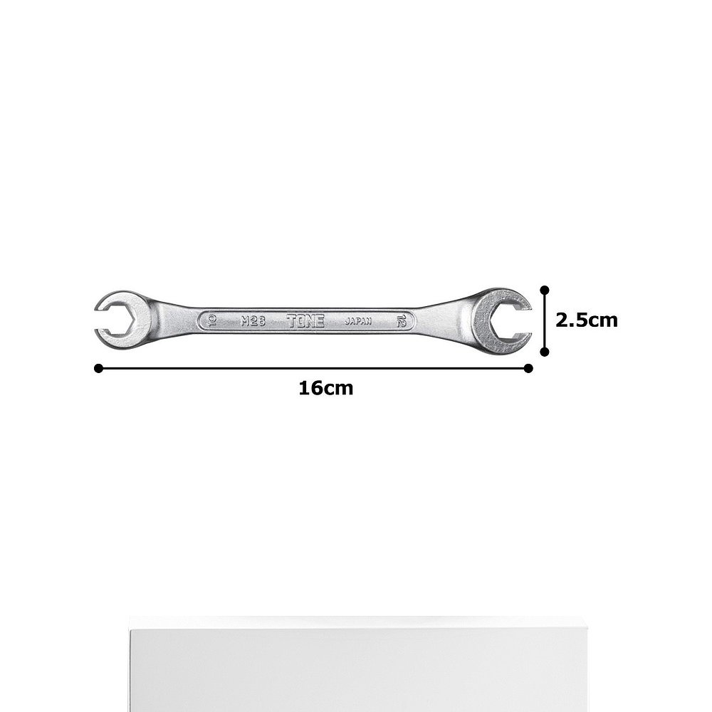 【日本直邮】TONE五金工具开口螺母扳手15°规格10×12mm经久耐用-图3