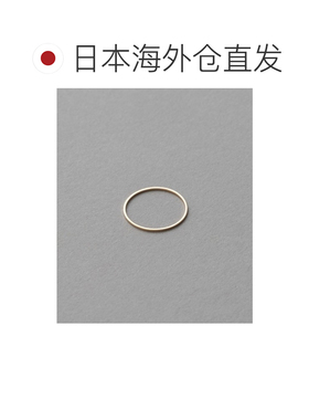 日本直邮ete女士K10黄金线条戒指 易搭配日常装饰 710992