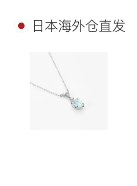 日本直邮【3 月诞生石】4℃（ヨンドシー）铂金项链 饰品