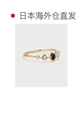 日本直邮NOJESS 女士K10多宝石戒指 紫金石拉长石钻石装饰 温馨舒