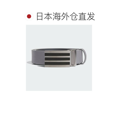 日本直邮adidas 高尔夫可逆三条纹巡回腰带男士性能配饰腰带 [JJ3 - 图1