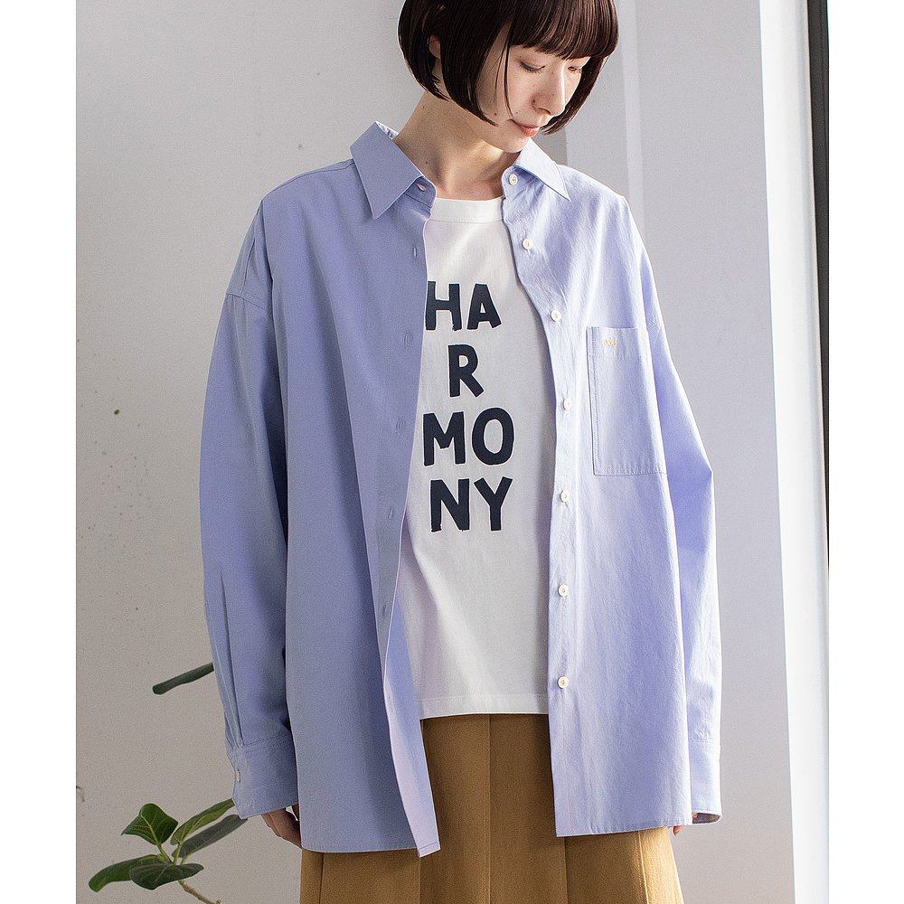 1h可退 日本直邮POU DOU DOU 女士刺绣口袋宽松衬衫 2511146949 - 图2