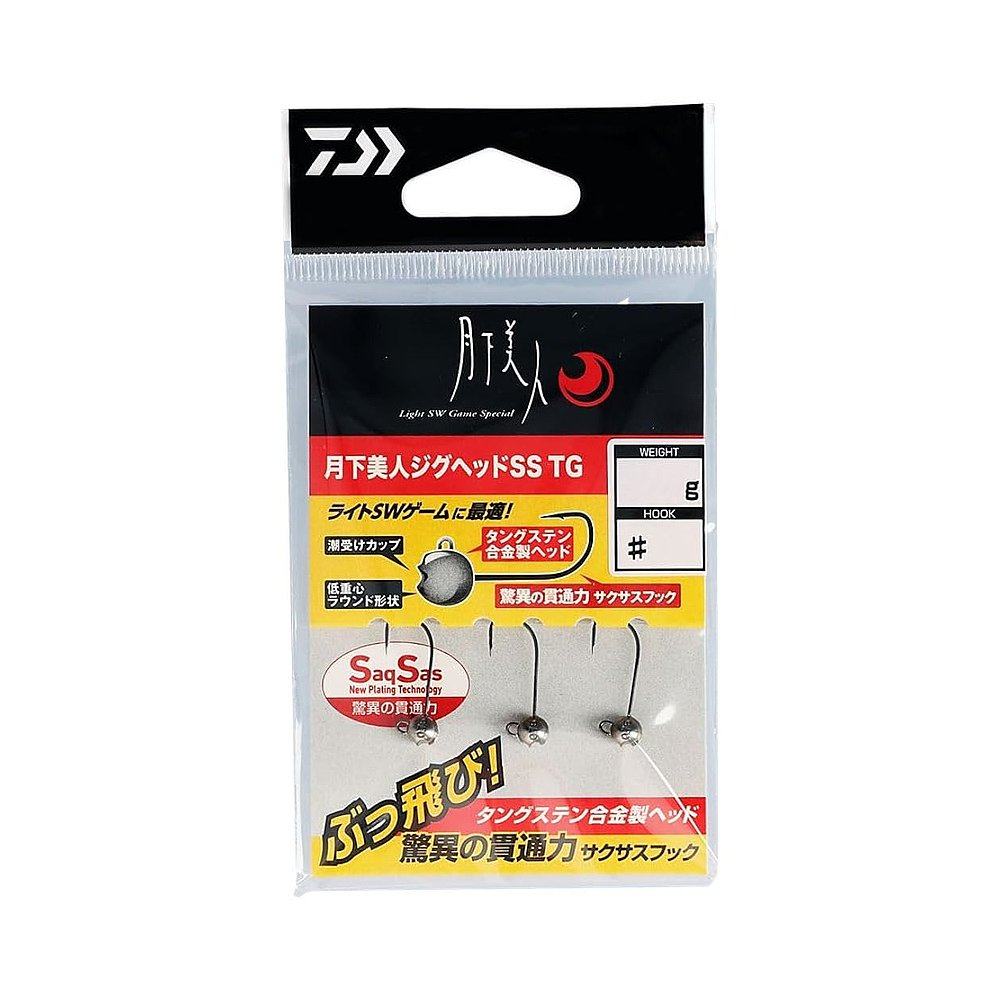 【日本直邮】达亿瓦鱼钩 Moonflower 铅头钩 SS TG 1.5g10新款,淘宝优惠券,粉丝福利购,淘宝优惠卷
