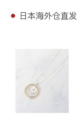 1h可退 日本直邮SHOO・LA・RUE 女士 三连圈 金属亚克力 调节式项链