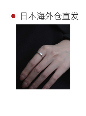 日本直邮YArKA 男女同款 银925六边形简约印章风戒指 Y2503HKR407