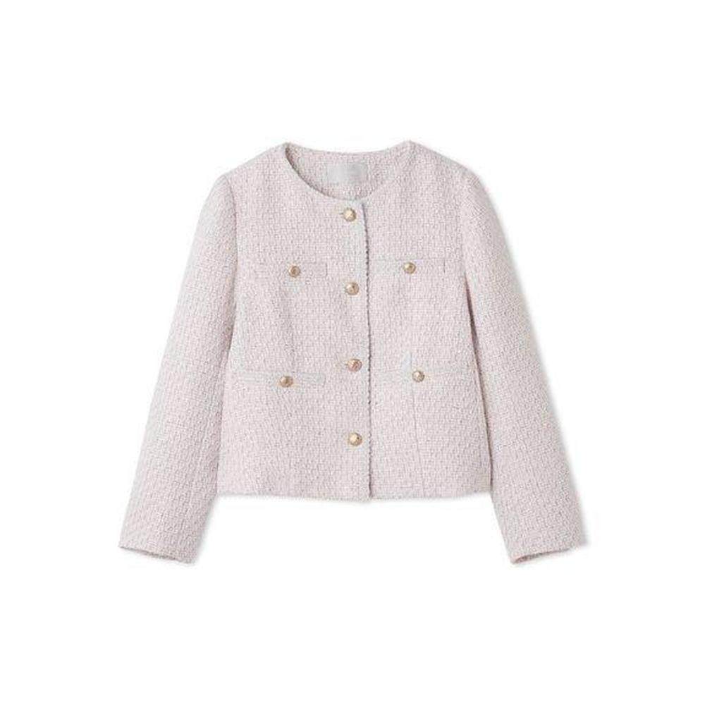 1h可退 日本直邮CELFORD 中长无领花呢夹克外套,淘宝优惠券,粉丝福利购,淘宝优惠卷