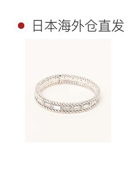 日本直邮PHILIPPE AUDIBERT 女士 银镀层锡合金手链BR0217镶嵌施