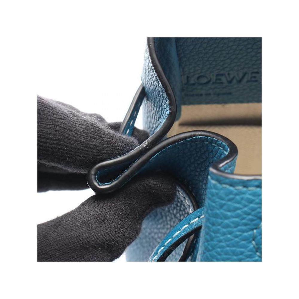 日本直邮中古Loewe罗意威女包A级95新hammock吊床包牛皮斜挎包蓝,淘宝优惠券,粉丝福利购,淘宝优惠卷