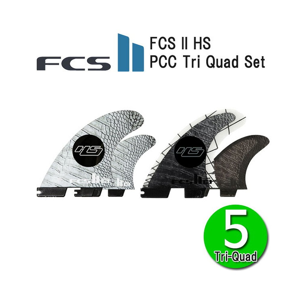 日本直邮FCS2 HS PC CARBON TRI-QUAD 5 FIN FCSII FCS2 Hayden C - 图0