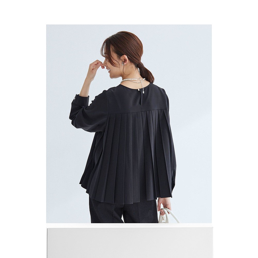 1h可退 日本直邮green label relaxing 【有短款】百褶褶皱衬衫 - 图3