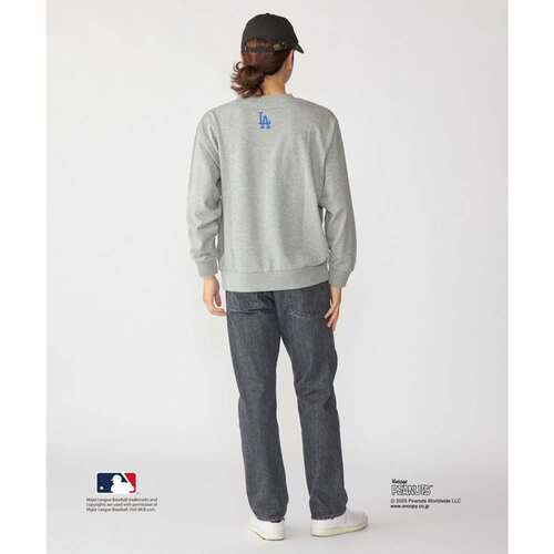 日本直邮SHIPS VINTAGE PEANUTS MLB 卫衣 浅灰色 - 图3