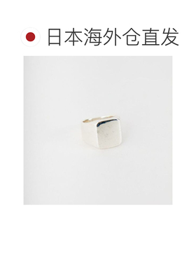 1h可退 日本直邮GENERAL男士925银简约徽章戒指 GEN-019配饰