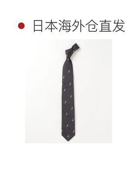 日本直邮TUDOR ROSES 男士 真丝猫头鹰纹领带 215【付后1h可退】