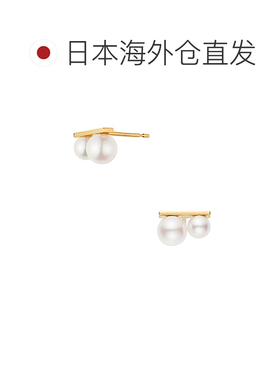 日本直邮VENDOME AOYAMA K10黄金Akoya珍珠耳钉耳环AJVA2318__PA