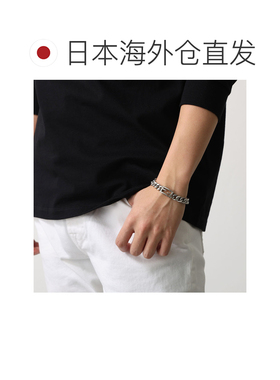 日本直邮FENDI BAGUETTE 手链 7AJ539 B08 男士链条 FF 标志配饰