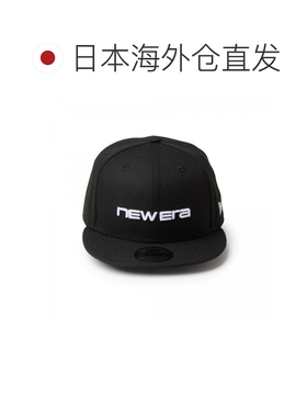 日本直邮NEW ERA 9FIFTY 线性标志棒球帽黑/白配色 (14942607)