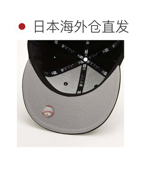 日本直邮NEW ERA MLB基础款按扣9FIFTY帽子 洋基队黑色