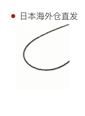 日本直邮Les bonbon 女士 黑色斯宾耐尔淡水珍珠短项链 644230896