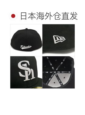 日本直邮NEW ERA 59FIFTY NPB 福冈软银鹰 黑白色 14525187