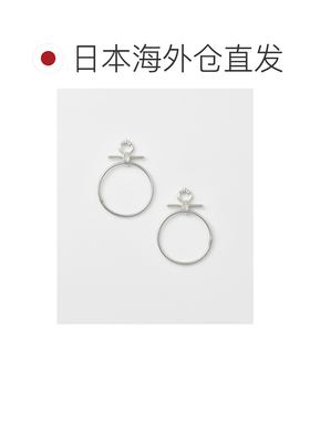日本直邮agete 阿卡朵 女士 银饰耳夹吊坠 102631【付后1h可退】