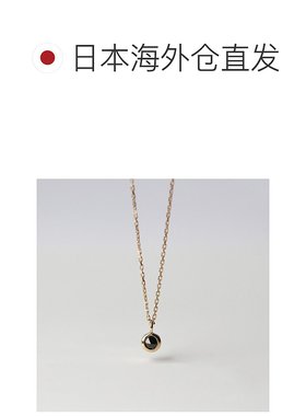1h可退 日本直邮cui-cui 黑钻0.05ct K10YG单颗钻石项链 783638