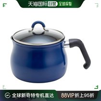 (Japan Direct Post) Peace FREIZ multifunction pot navy blue L16cm3LIH applicable fluororesin processing