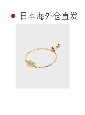 日本直邮NOJESS Tiny Motif K10钻石心形链戒（0.03ct） 30243111