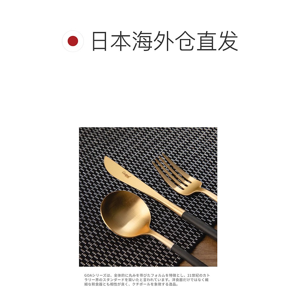 日本直邮Cutipol GO05GB 餐具果阿餐具桌勺单品GOA TABLE SPOON不 - 图1