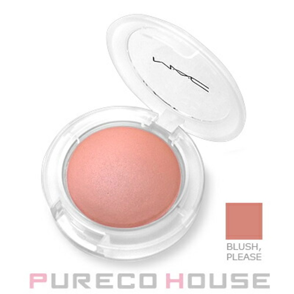 Mac Glow Play 腮红 7.3 克 #Blush, Please珠光刷子粉状