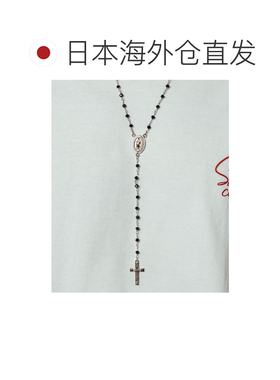 1h可退 日本直邮Subciety 男女同款 真鍮 玫瑰经文项链 十字架设