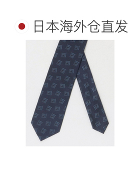 日本直邮UNITED ARROWS 男士 海军蓝方格纹真丝领【付后1h可退】