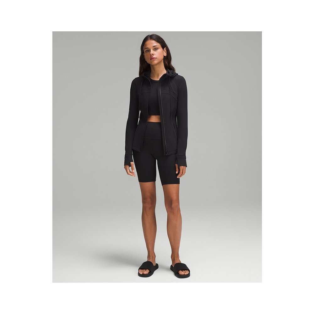 日潮跑腿lululemon Define女士运动连帽夹克 *Nulu™ 外套LW3HAWS - 图0