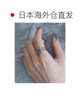 日本直邮ear PAPILLONNER 女士 复古腕表造型戒指 精致方形表盘设