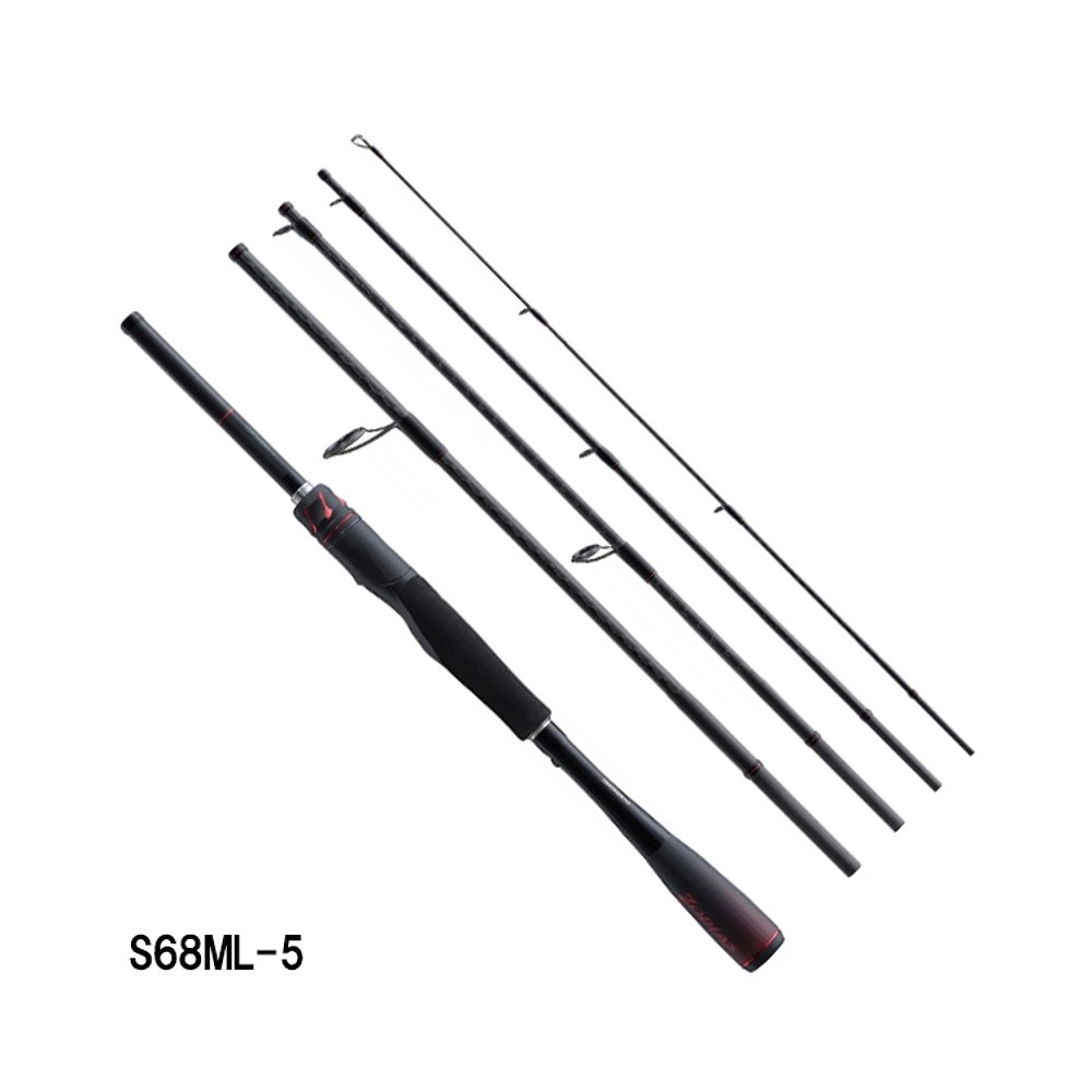 日本直邮Shimano Bass Rod Zodias（Pack Rod）S68ML-5 移动杆 - 图0