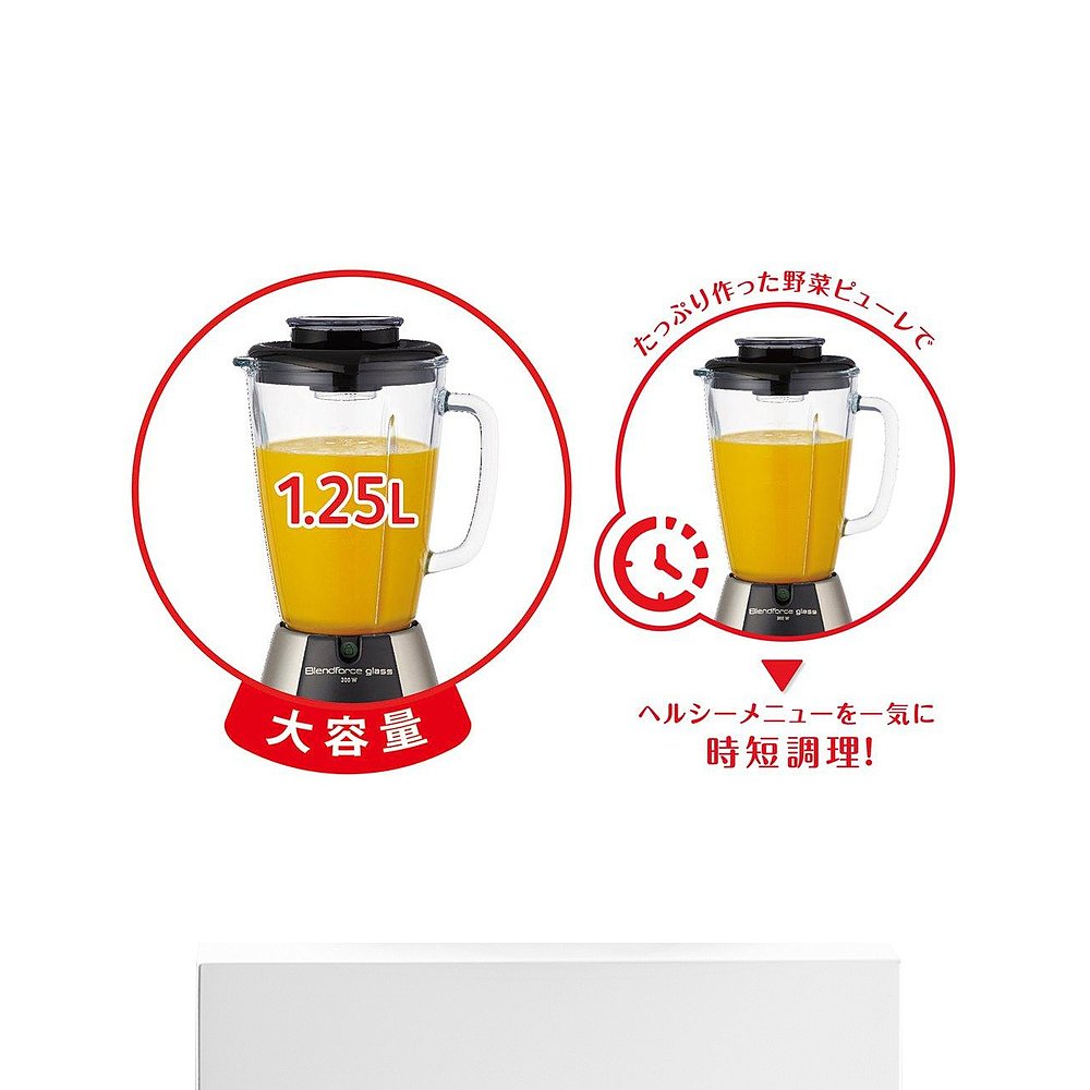 【日本直邮】T-fal 搅拌机 Blendforce Glass BL310AJP 白色 混 - 图3