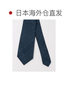 日本直邮Bleck 男士 8cm宽和风小纹印花真丝领带 【付后1h可退】
